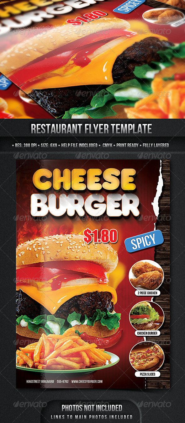 Restaurant Flyer by mixmedia87 | GraphicRiver